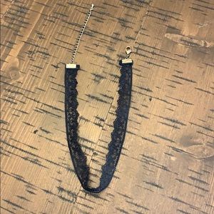 Black lace choker